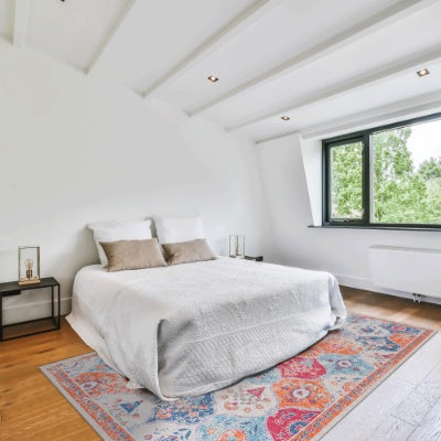 LOOM  LUXE 5x8 Area Rug For Bedroom, Washable Rug, Low-Pile, Non-Slip, Non-Shedding, Foldable, Kid Pet Friendly - Area Rugs For Living Room, Bedroom, Kitchen Wedding Gift